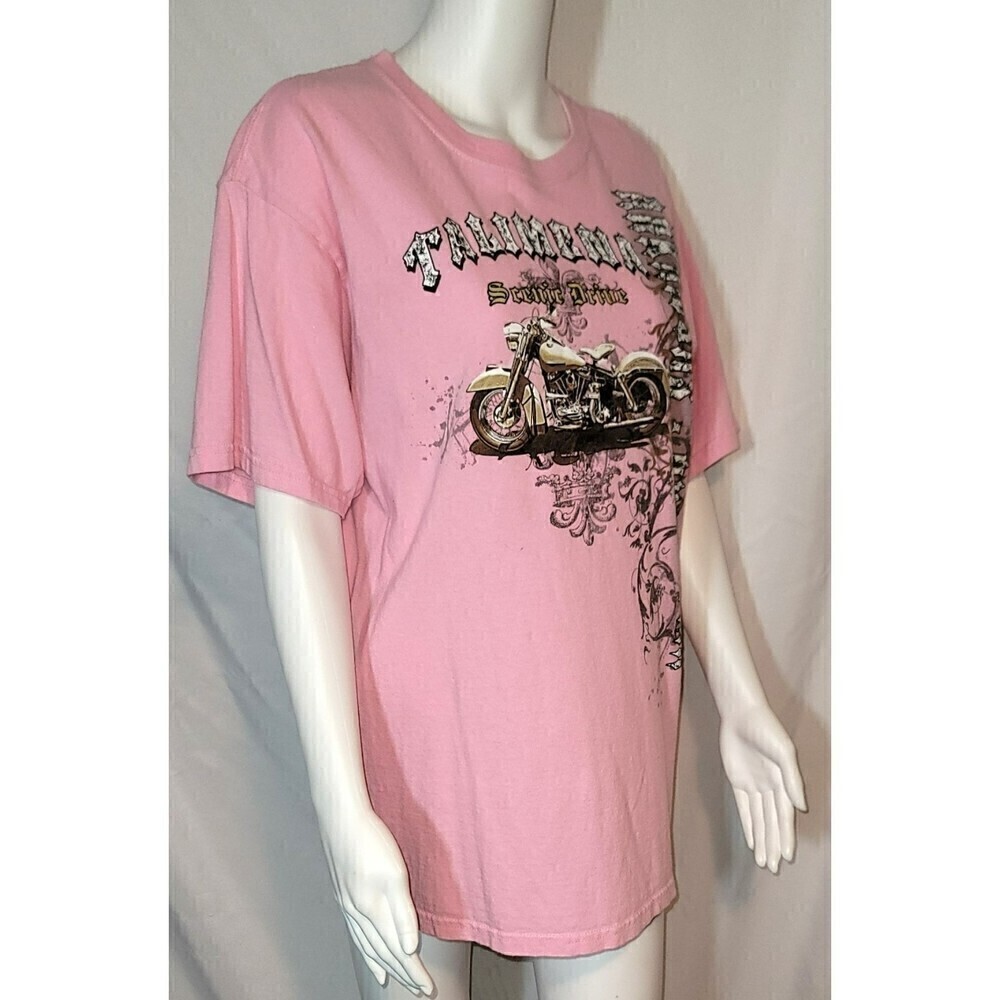Soft Pink Harley Ride Tee - Size L - Picture 2 of 9